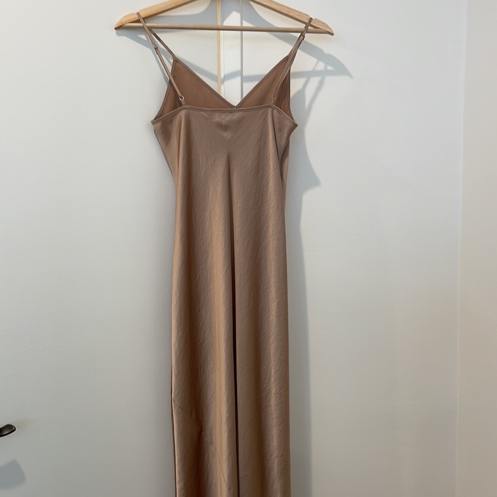 ARITZIA ROSE GOLD SLIP DRESS - Picture 4 of 4